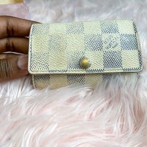 Authentic Louis Vuitton 6 Ring Cles| Damier Azur